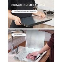 Защитный экран от брызг на плиту