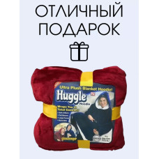 Плед с капюшоном - Huggle Hoodie (красный)